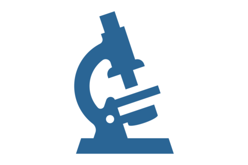 Icon image of a microscope