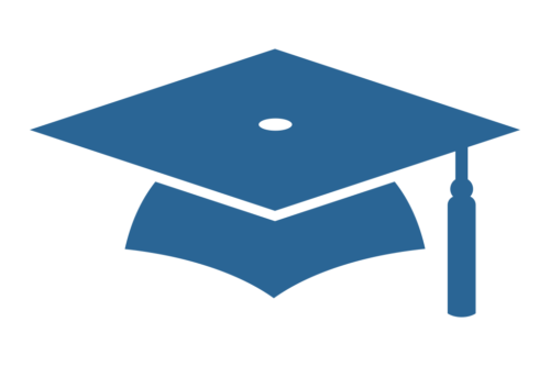 Icon of a square academic cap